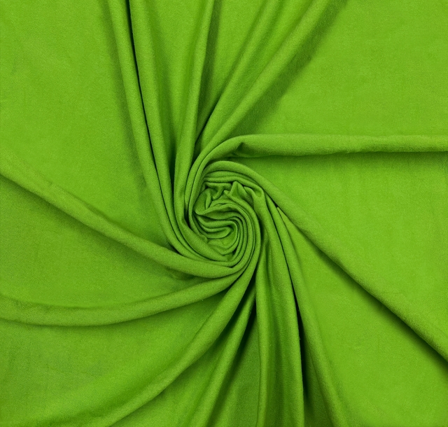 Lime Green Cotton Spandex Jersey Fabric